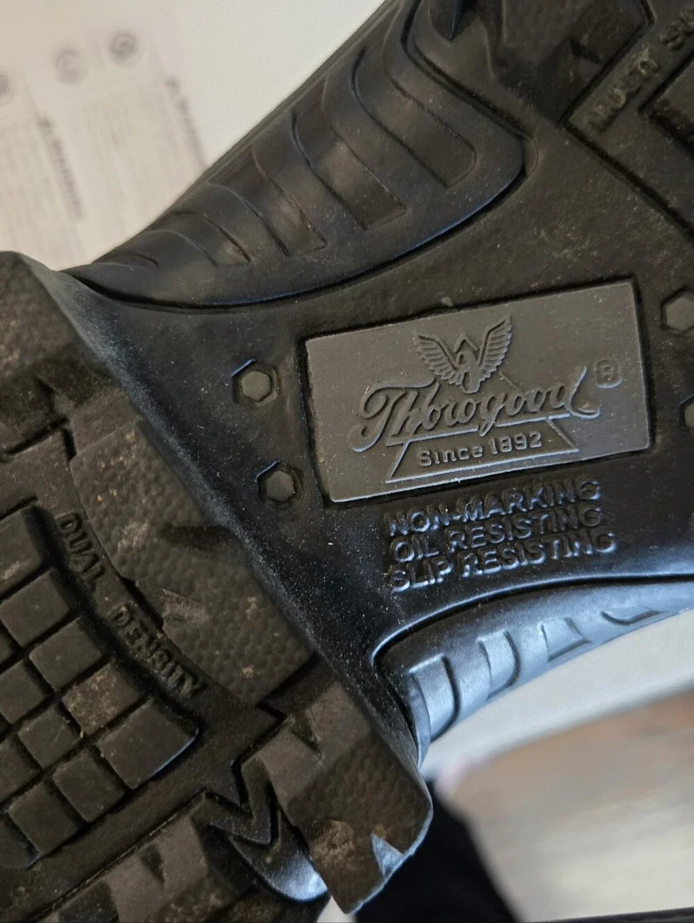 thorogood size 10